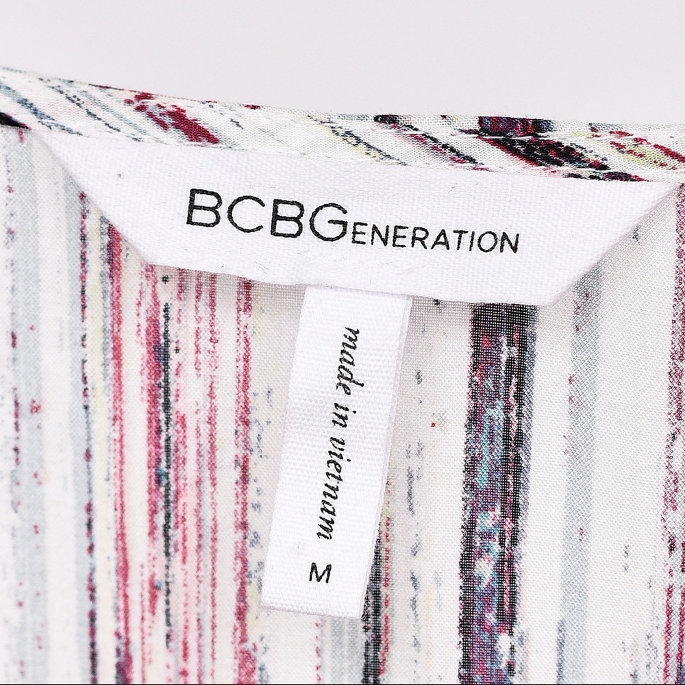 Bcbgeneration Multicolored Silk Romper - image 4